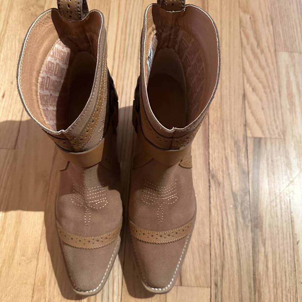 Dingo Western Ankle Boots - Women's Size 8
